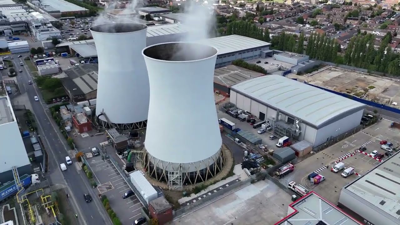 SSE Power Station - Slough - Drone Footage