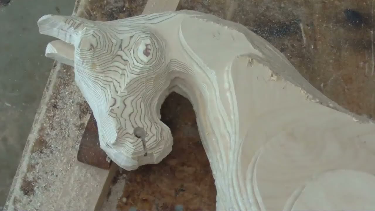 Carving a Medium Rocky