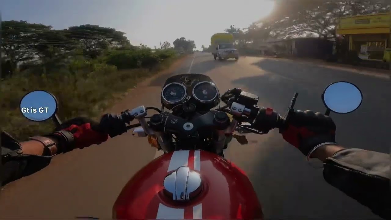 My first solo ride to udupi on GT650… Lost some clips from GoPro !!