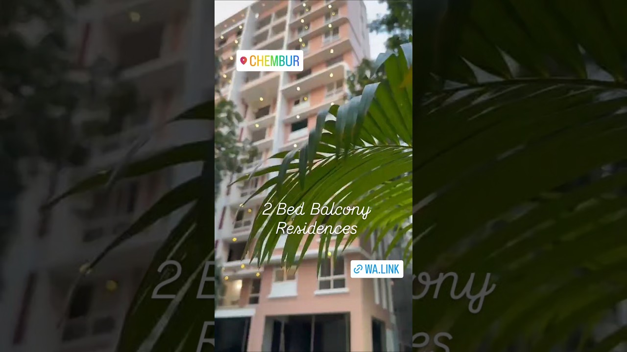 Balcony 2 BHK in Chembur I Easy Access to Station and BKC  9930555309 #readyproperty