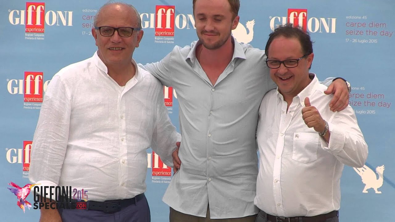 Arrivo di Tom Felton al Giffoni Film Festival 2015