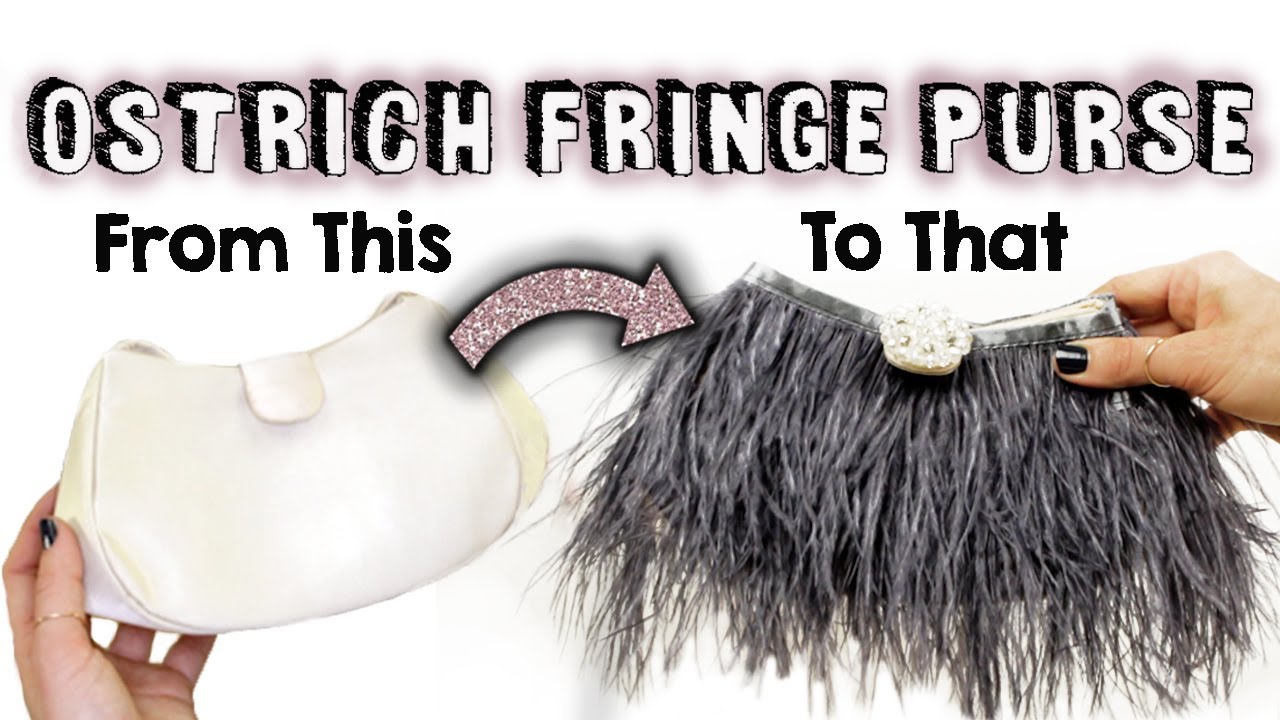 ZUCKER® DIY Ostrich Fringe Purse | DIY, Crafting & Fashion