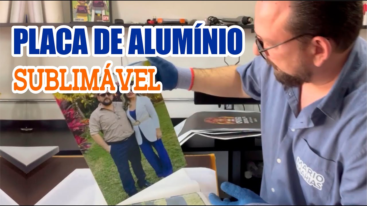 PLACA DE ALUMÍNIO DURALUXE - Sublimando foto