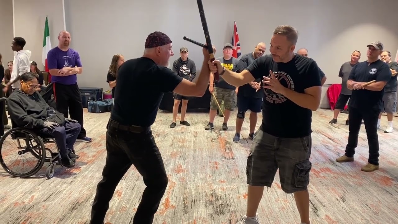 Master Jeff “Stickman” Finder at the Martial Arts Gathering 2023, Sacramento 09-17-2023
