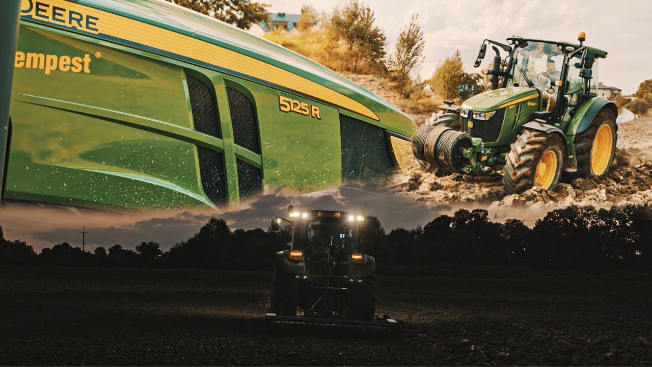 EKIPA Z BURZEJA VS  SIEW TRAW 2021 (JOHN-DEERE 5125R,URSUS 3512,C330) THEKACPER582