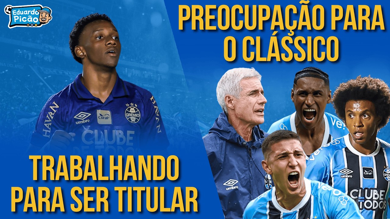 GABRIEL MEC E TODO O TRABALHO QUE CONSTRÓI A TITULARIDADE! Mistério vira preocupação para o Grenal.