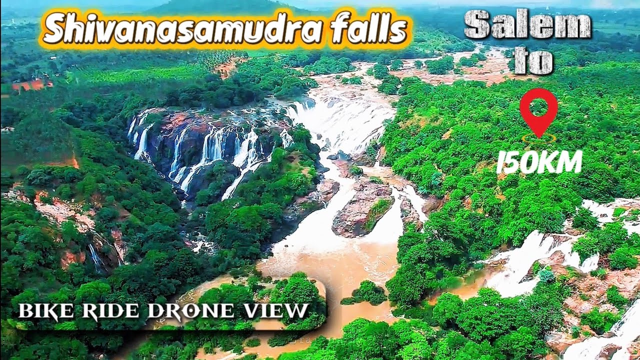 Salem to shivanasamudra falls barachukki waterfalls bike ride in tamil