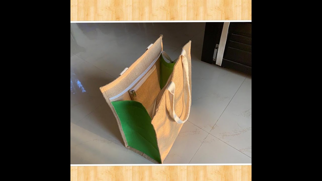 Jute shopping bag