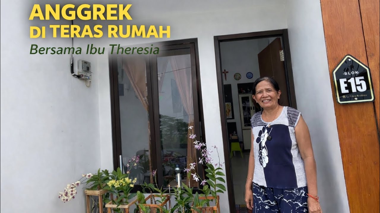 Anggrek di Teras Ibu Theresia: Dirawat Penuh Cinta di Tengah Keterbatasan Ruang
