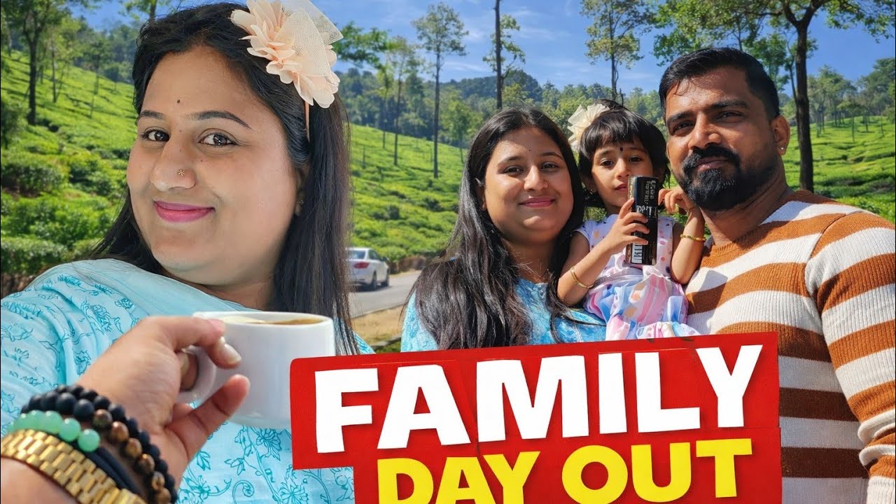 |A Perfect Family DayOut💚Love,Laughter&Travel🚗Relaxing Time in the Hills☕🌄#viral #tea #travel #love 
