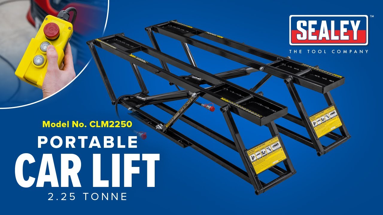 Effortless Vehicle Lifting | Sealey CLM2250 Portable Car Lift in Action