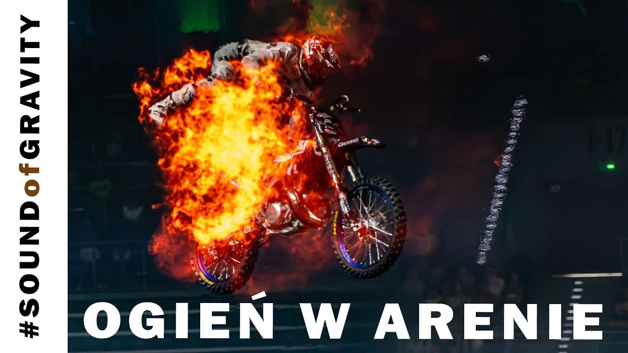 2024 - Sound of Gravity | PreZero Arena Gliwice | FMX | Drift | Dirt Jumping | Ogień