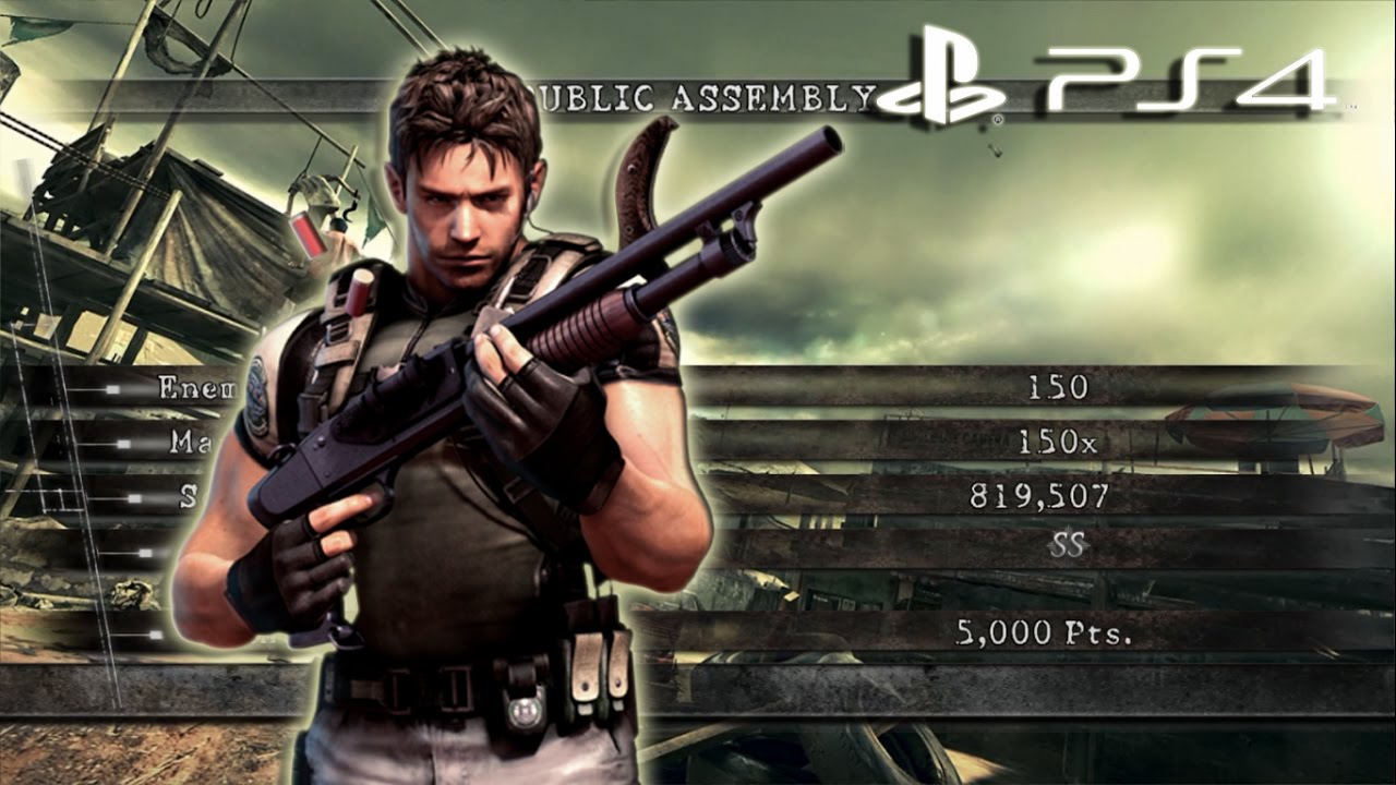 Asamblea Pública Solo 819k Chris BSAA | Resident Evil 5 PS4 Mercenaries United