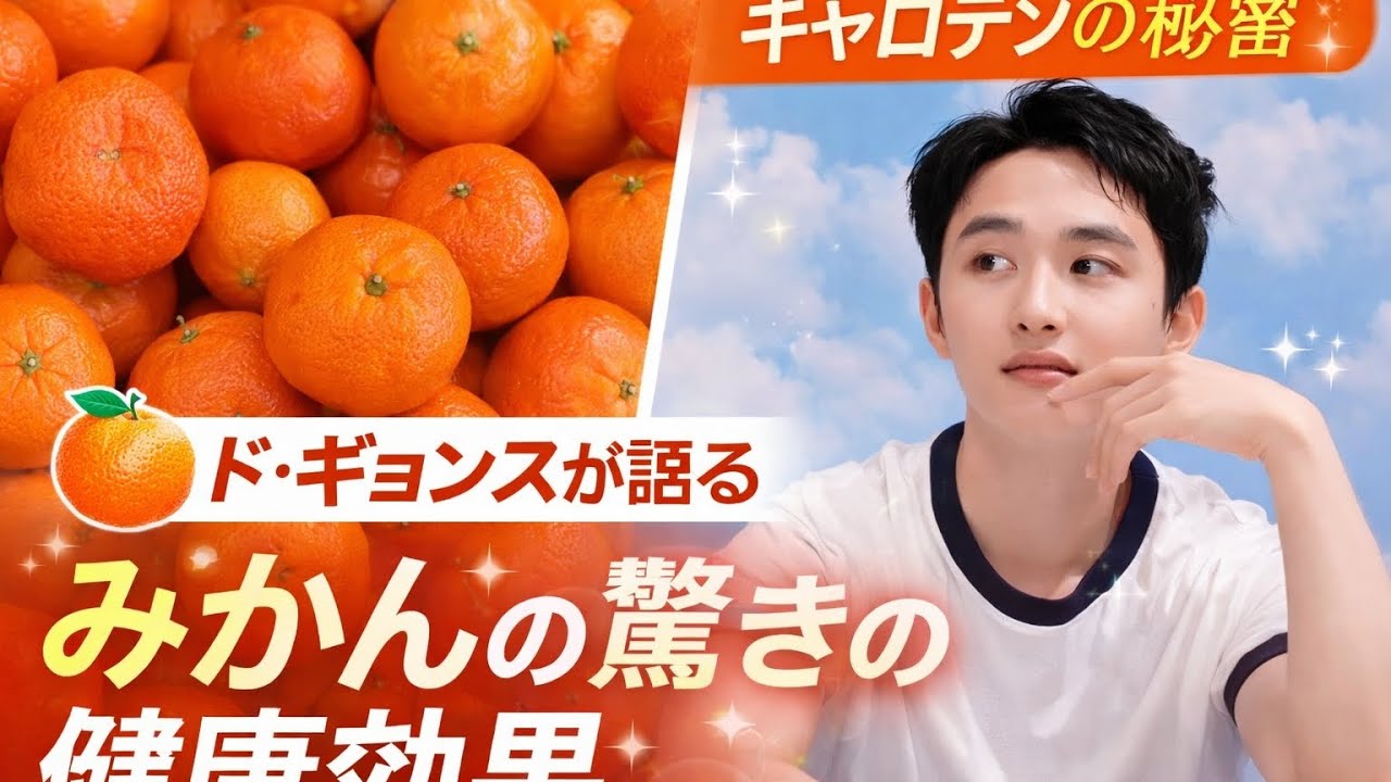 ド・ギョンスが語る🍊みかんの驚きの健康効果｜キャロテンの秘密とは？#exo #exol #exokpop #kpop #kpopgroup #kpopband #korean#kpopnews 