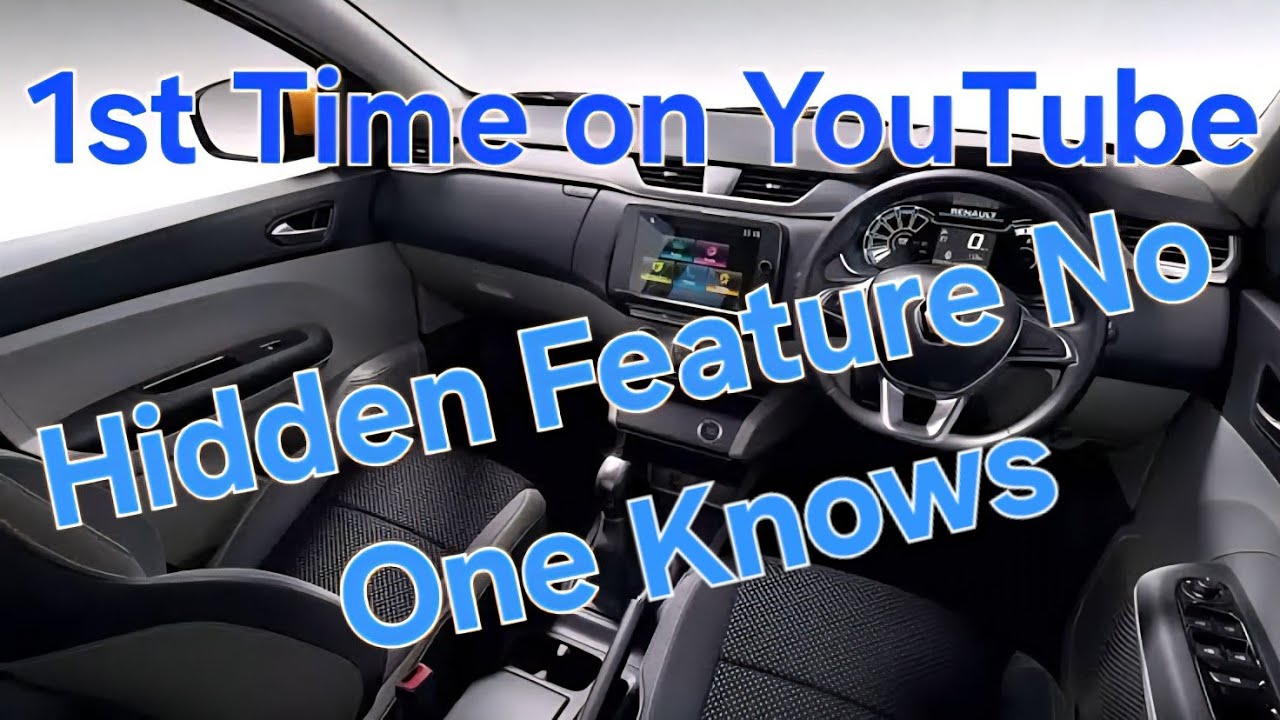 Hidden Features of Renault Triber / Renault Triber Tips and Tricks for Better Milage / Youtube First