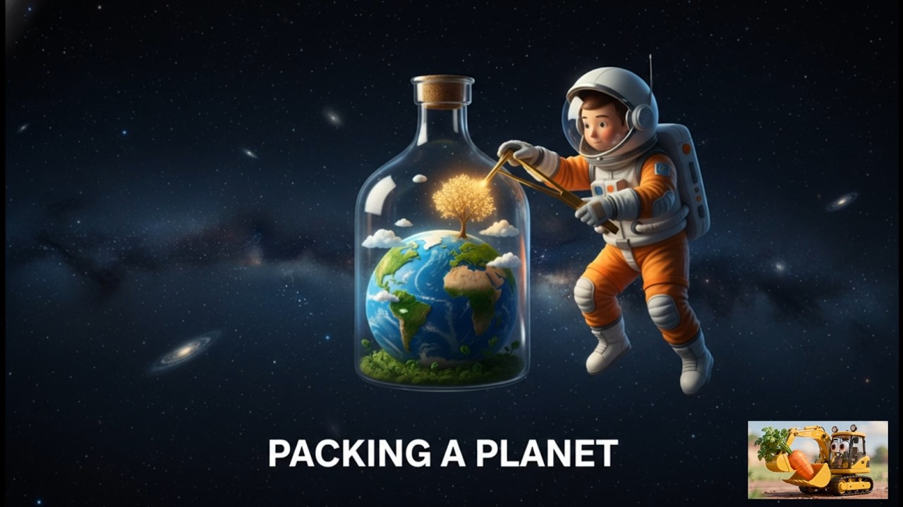 KIDS STORY - Packing a planet , from earth to mars