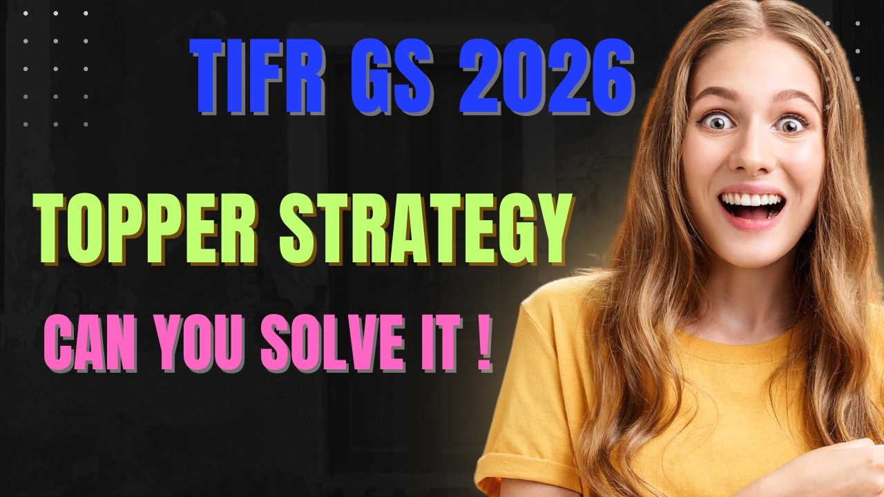 TIFR GS EXAM Preparation Strategy| TRUE FALSE QUESTION ANSWERS