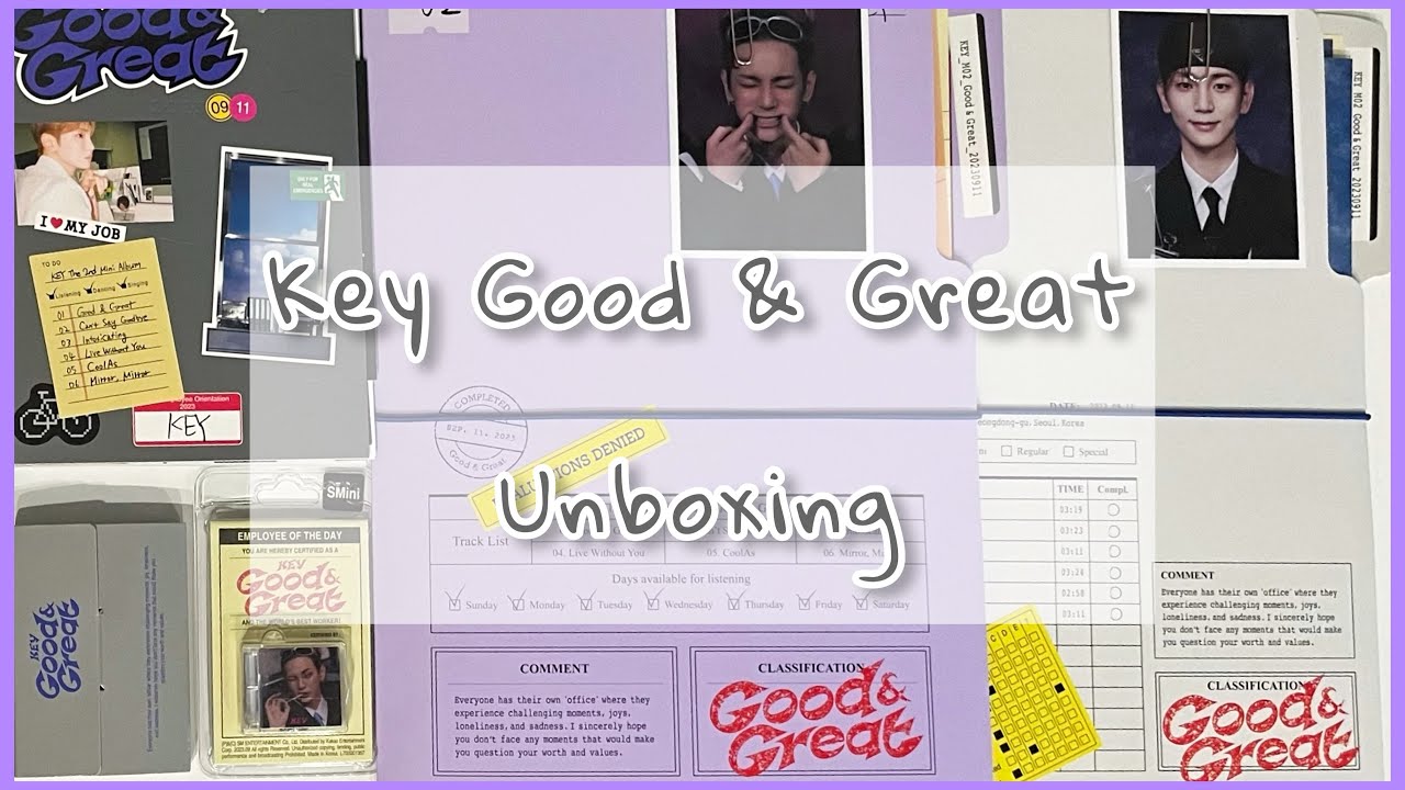 📊 Распаковка альбома Key Good & Great 📊 все версии 📊