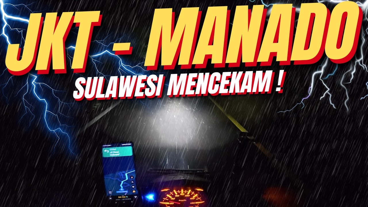 Nyaris GAGAL ?! Dihantam BADAI MALAM Di Hutan SULAWESI | Touring JKT - MANADO Vario 125 OLD | Ep.19