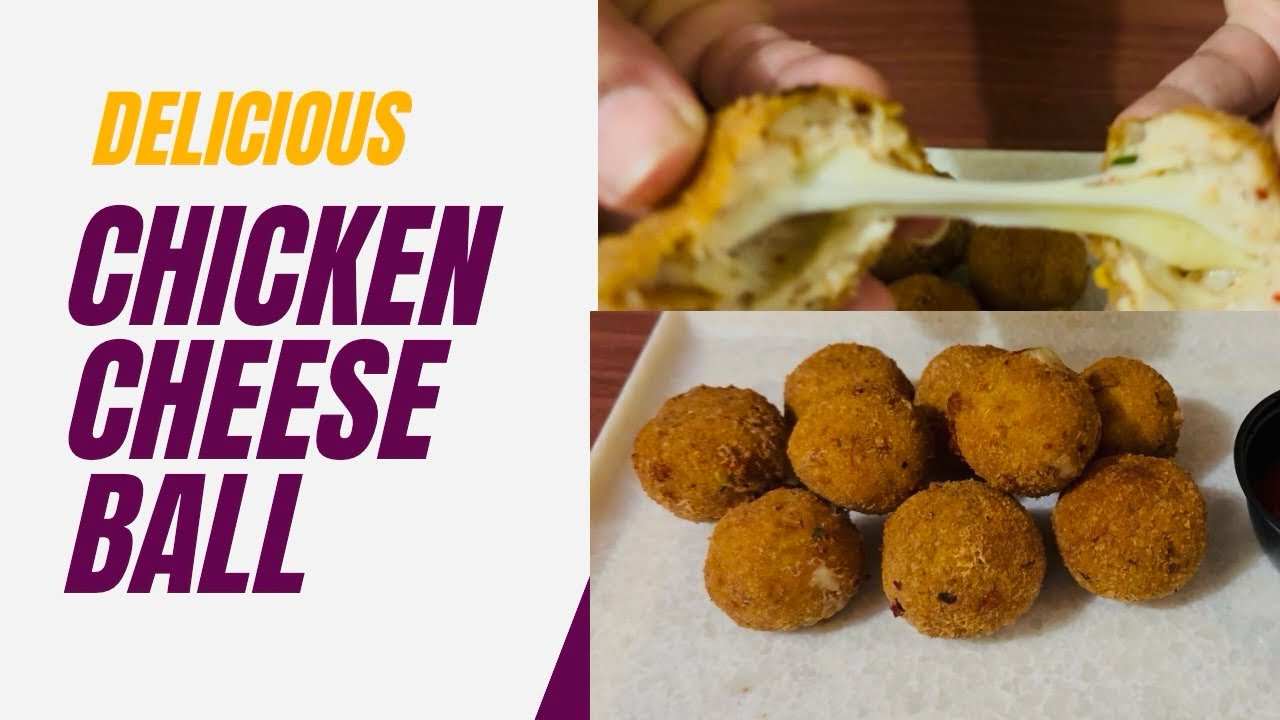 Chicken 🍗 cheese 🧀 ball #food#easyrecipe#snacks
