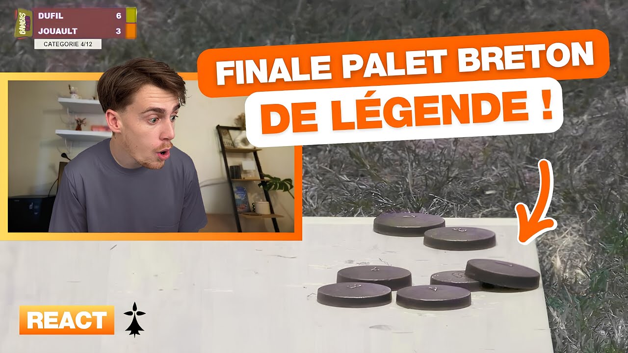 Je r&eacute;agis &agrave; la finale COUPE DE FRANCE Palet Breton 2025 - Kaoutchouc Le Petit Palet