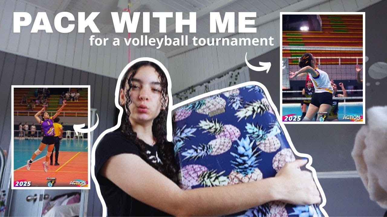 PACK WITH ME FOR A VOLLEYBALL TOURNAMENT | 10 day trip to Colombia🌄🏐