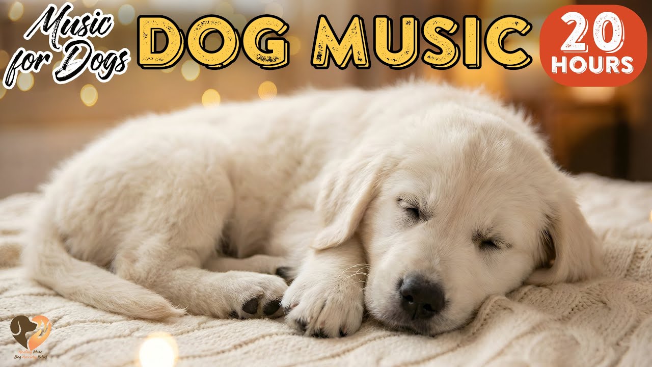 20 HOURS of Dog Calming Music🐶🎵Dog TV Relaxing Sleeping Music🐶💖For Stress Ease Dog Music⭐Healingmate