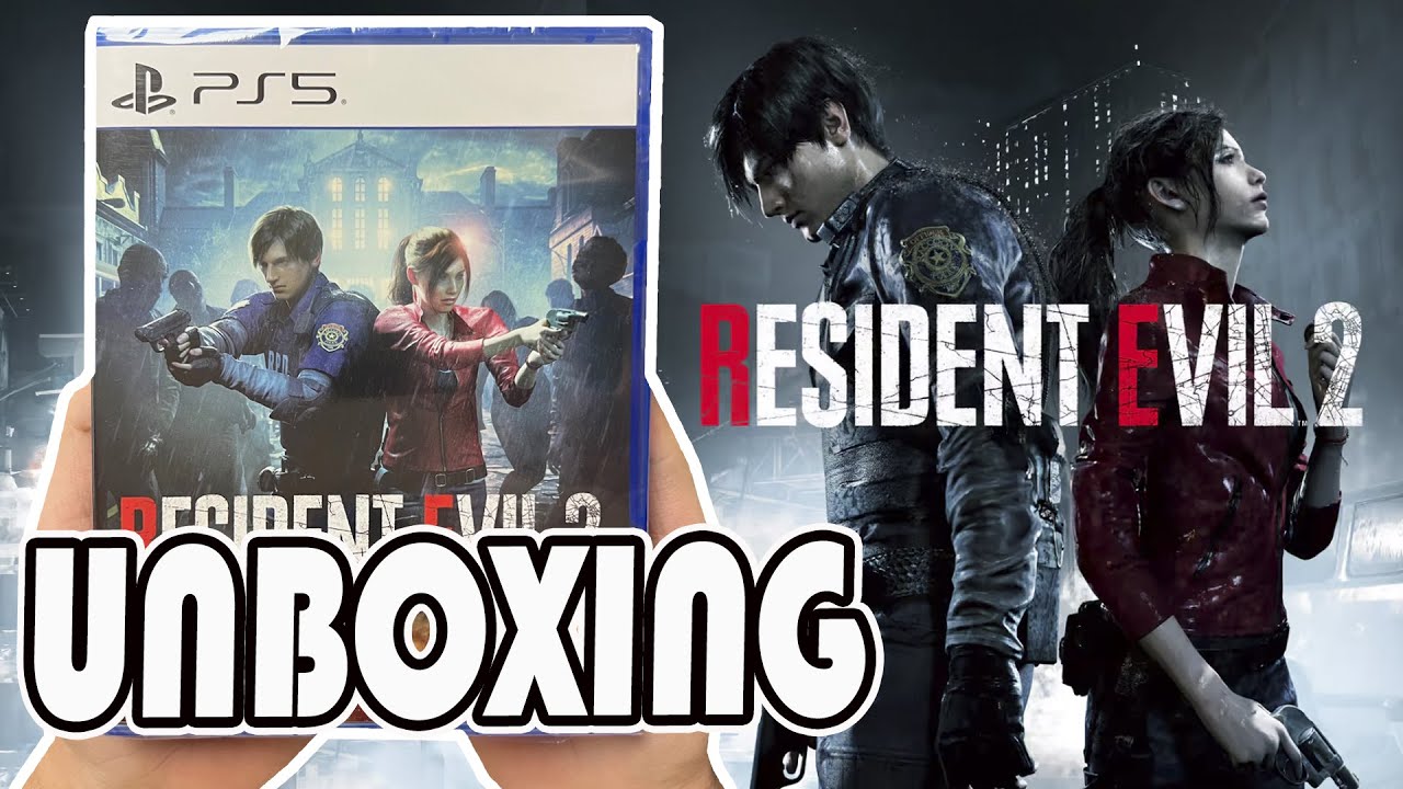 Распаковка Resident Evil 2 (PS5)