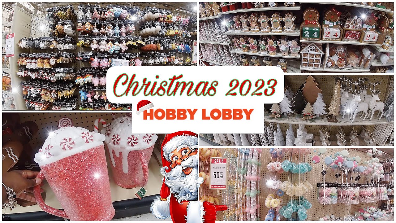 Christmas 2023 Hobby Lobby * New Gingerbread New Candy Wonderland Ornament Wall