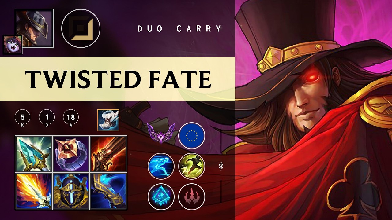 Twisted Fate ADC vs Ezreal - EUW Master Patch 26.05