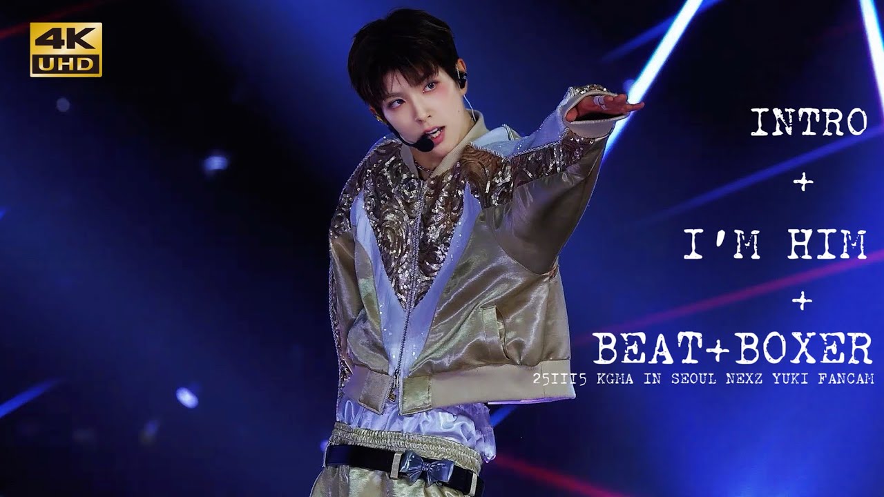 [4K]251115 KGMA INTRO+I’M HIM+ BEAT-BOXER YUKI ユウキ 유키 fancam 직캠