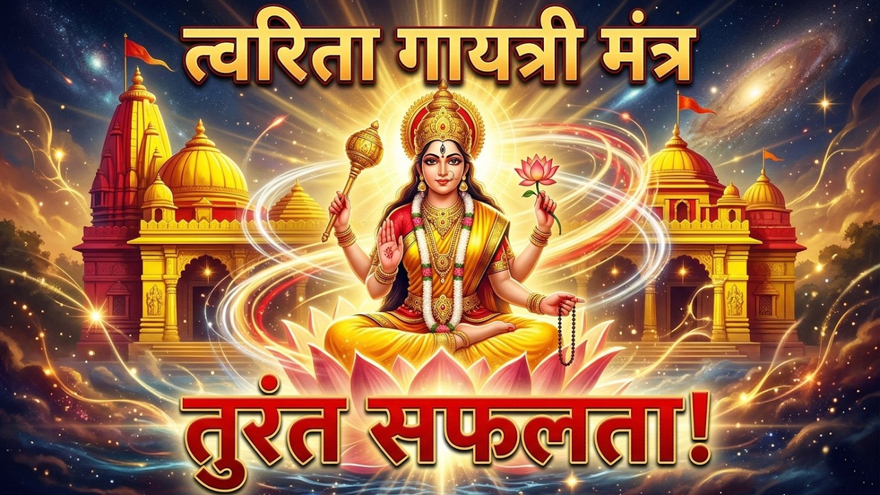 त्वरिता गायत्री मंत्र: कार्यों में गति, शीघ्र सफलता और बाधाओं का तत्काल अंत | tvarita gayatri mantra