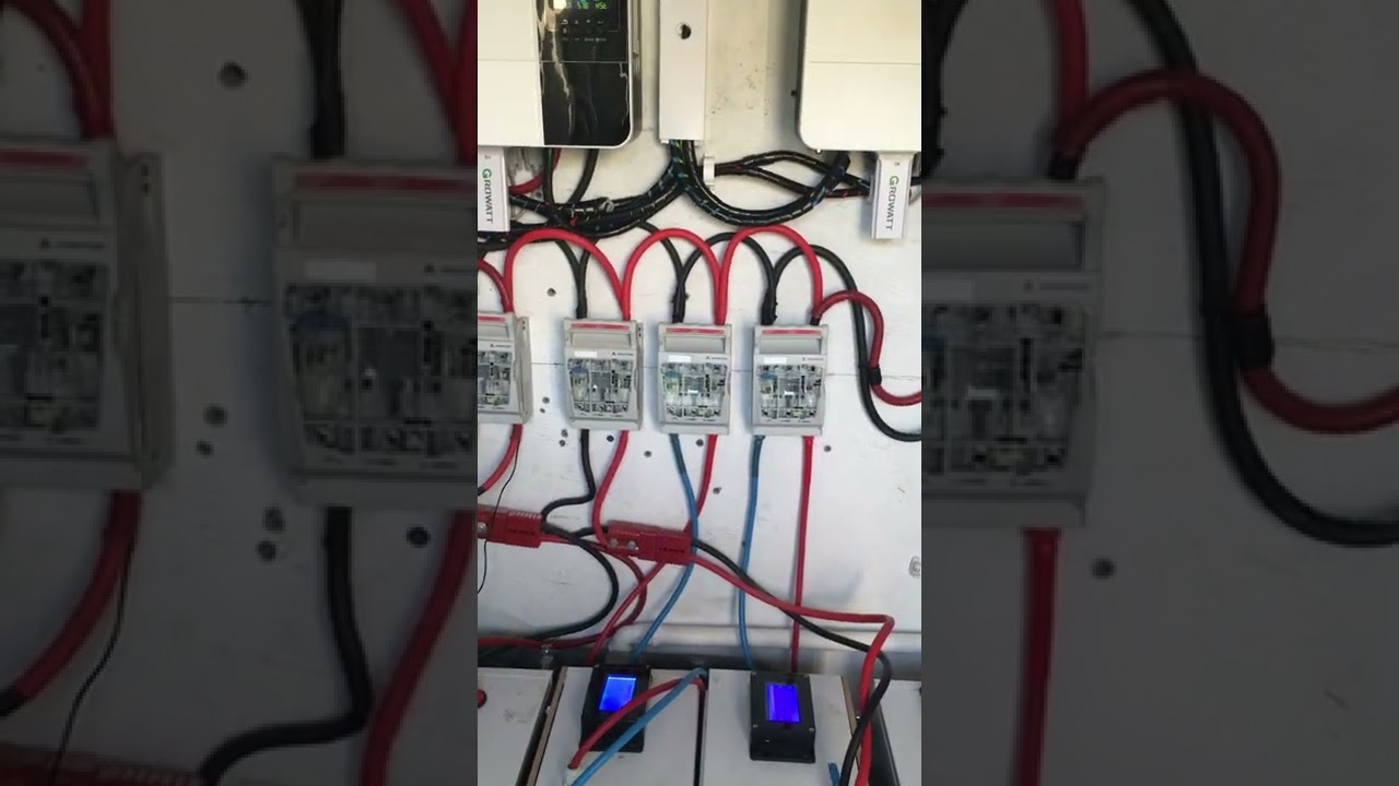 off grid dwa falowniki  Growatt