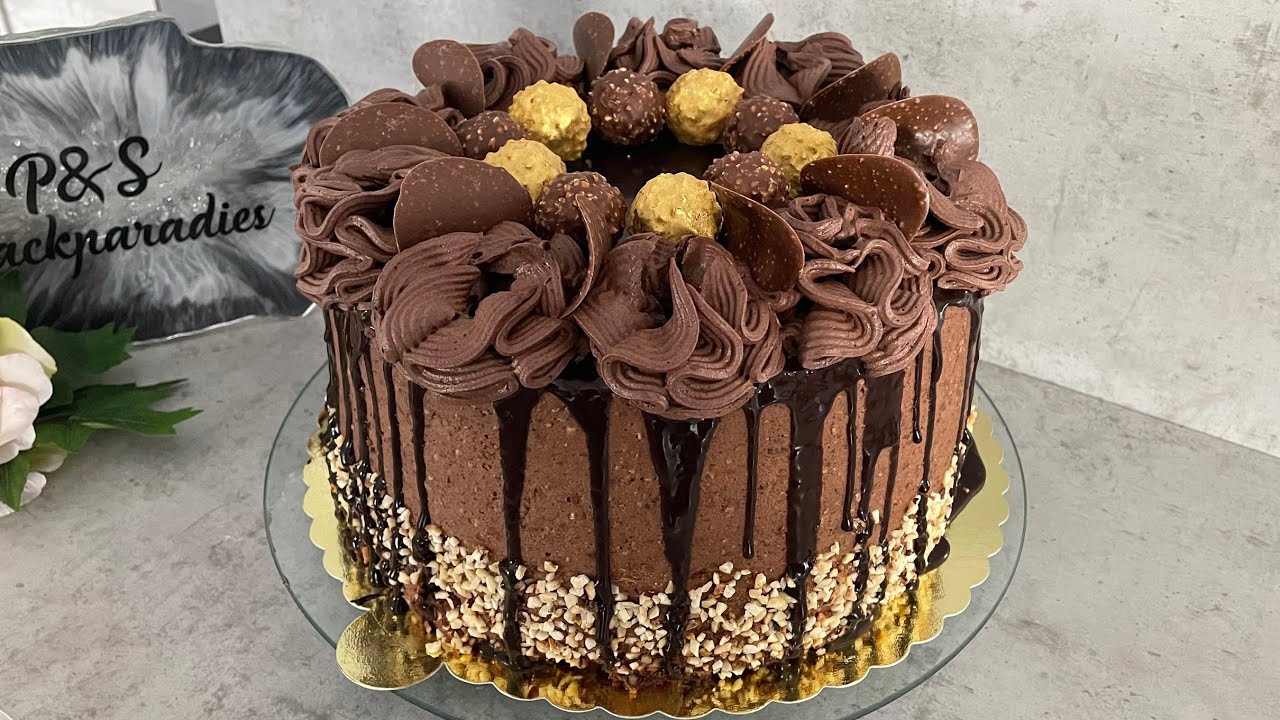 Sehr schöne Ferrero Rocher Torte 😍 SUPER LEICHT! Sie werden begeistert sein! Lecker und einfach!