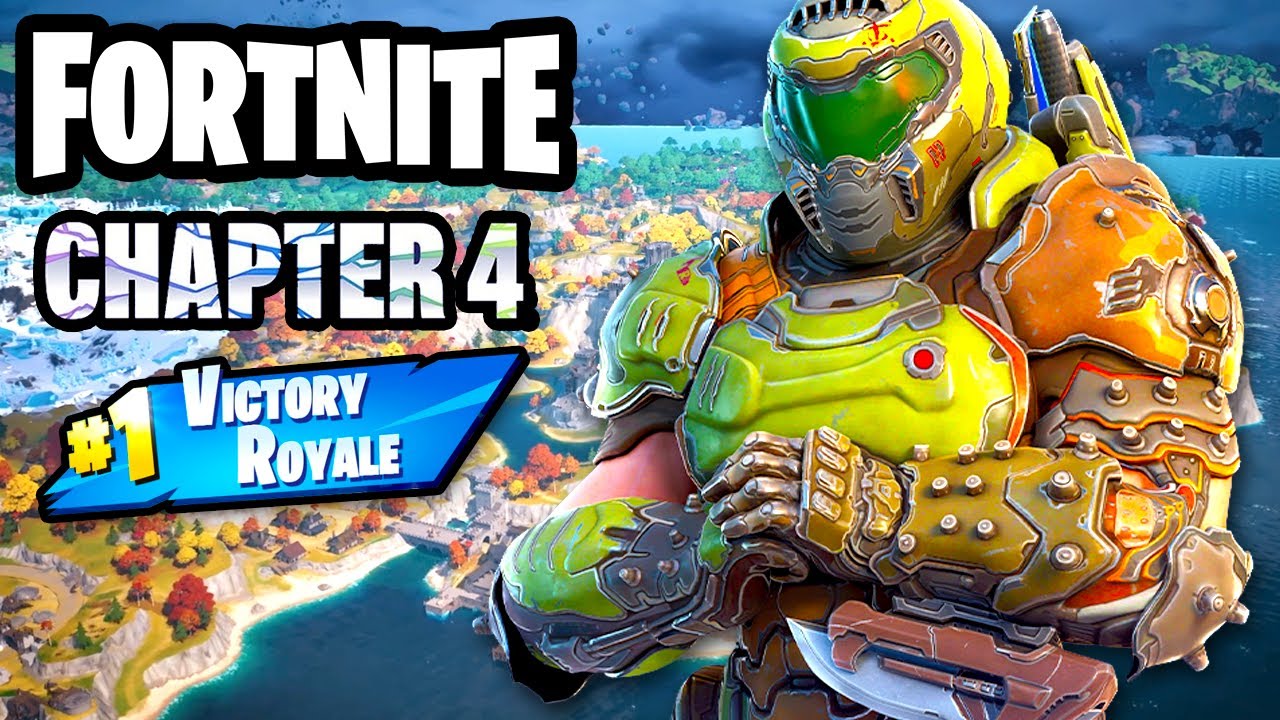 Doom Slayer! New Map! Fortnite Chapter 4 Season 1