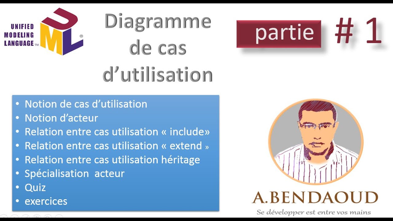 UML POO diagramme de cas d'utilisation partie #1
