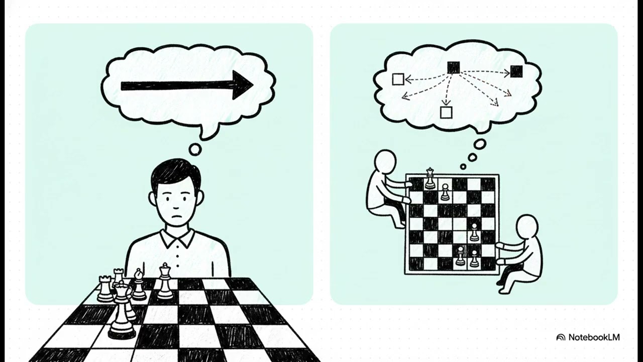 Penser avec l’échiquier : Ce que les échecs nous apprennent sur la stratégie, la réflexion et la vie