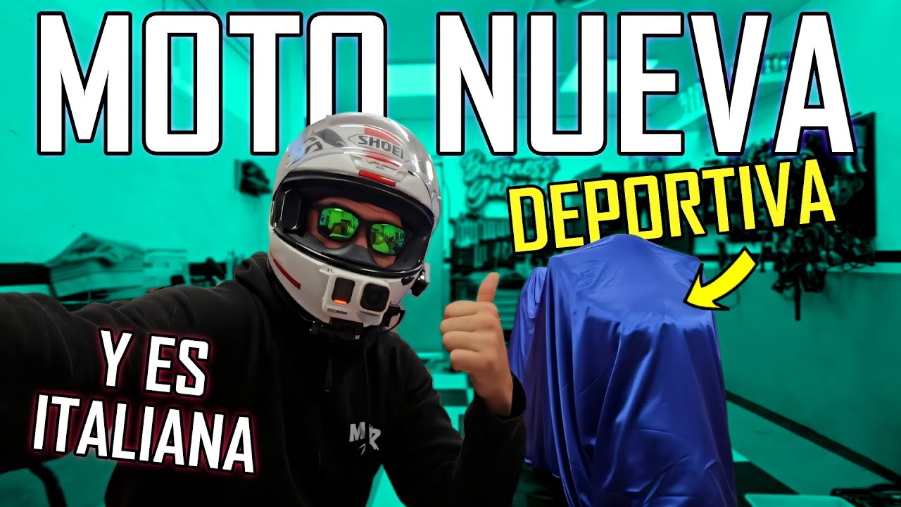AQU&Iacute; EST&Aacute; mi NUEVA MOTO!!! [SPOILER: NO ARRANCA] 🏍️ DEPORTIVA ITALIANA 