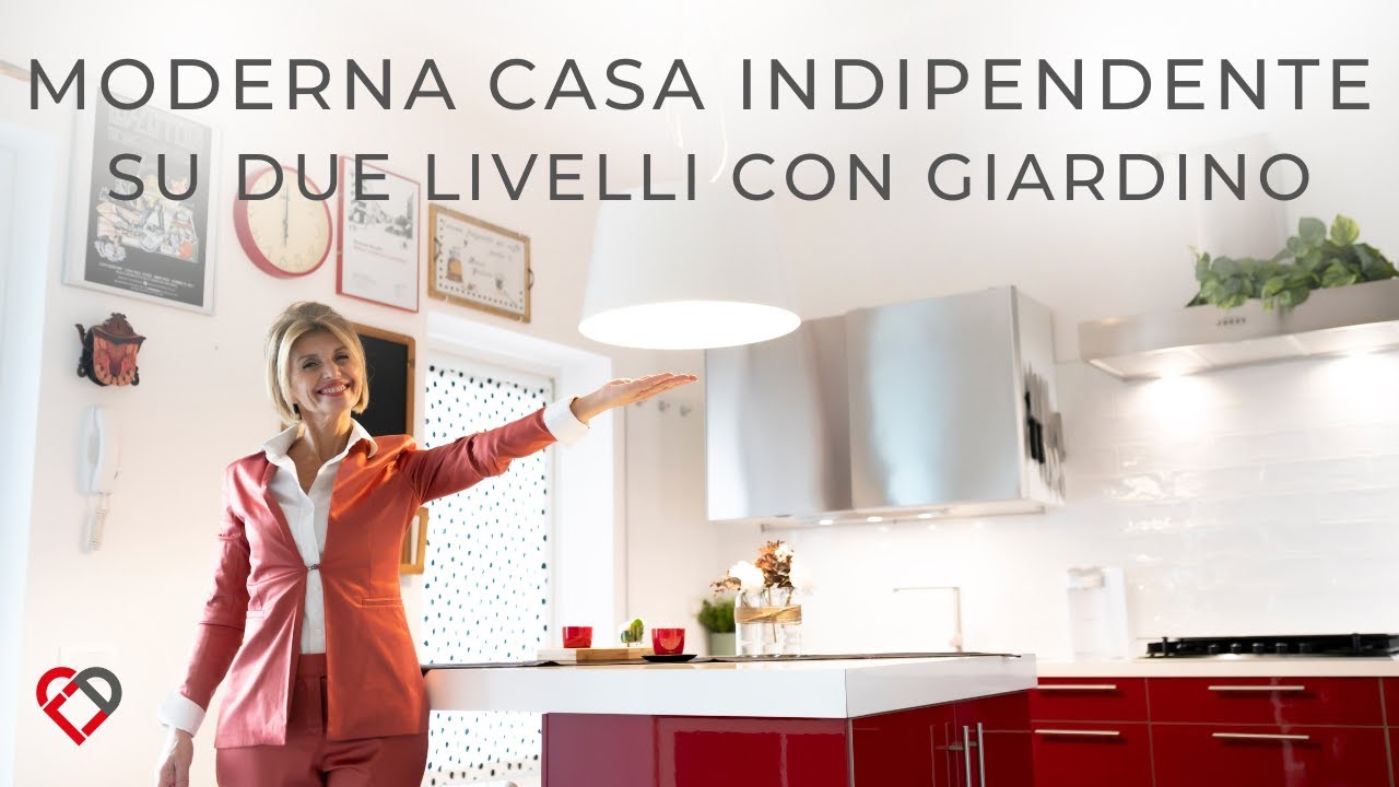 Moderna casa indipendente su due livelli con giardino - In vendita a Malnate (Varese)