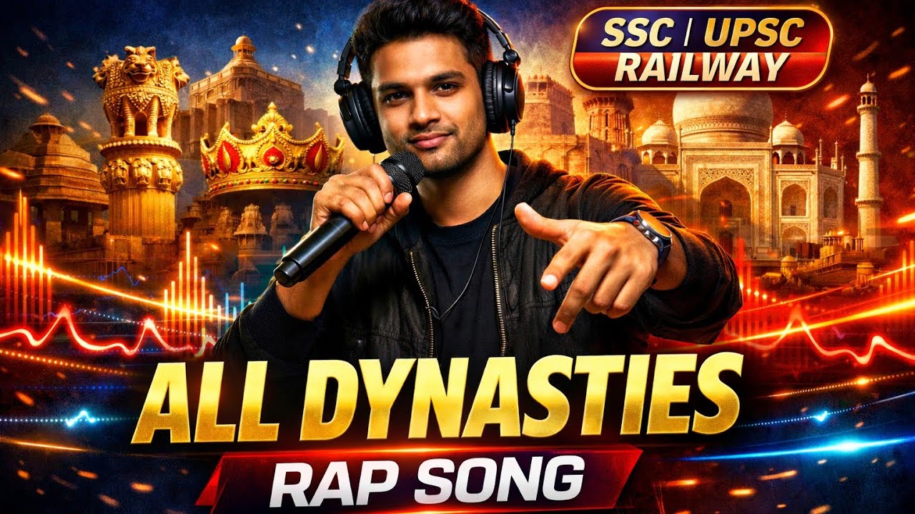 👉 Learn All Indian Dynasties with RAP 🎤🔥 | SSC UPSC History Trick