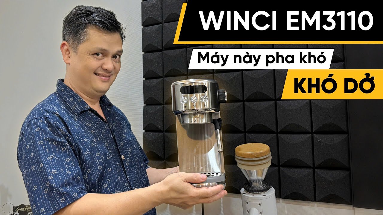 Không kỳ vọng gì, nhưng Winci 3110 lại cho ly cà phê quá ổn