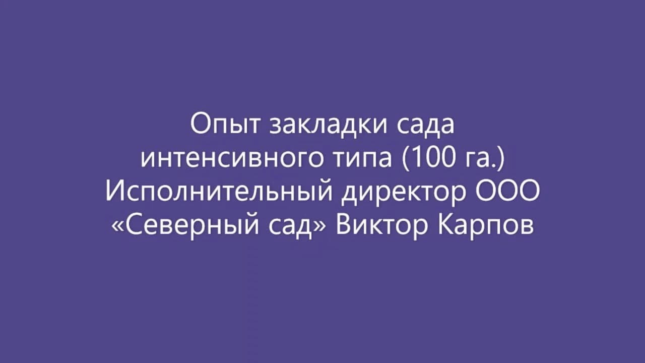 Опыт закладки сада 100 га. жимолости