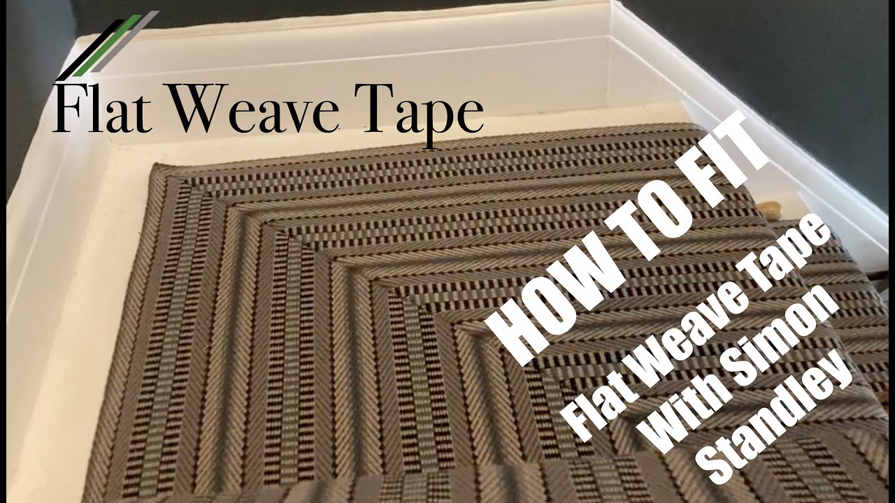 How to fit the Stairrods UK Flat Weave Tape by Simon Standley 1