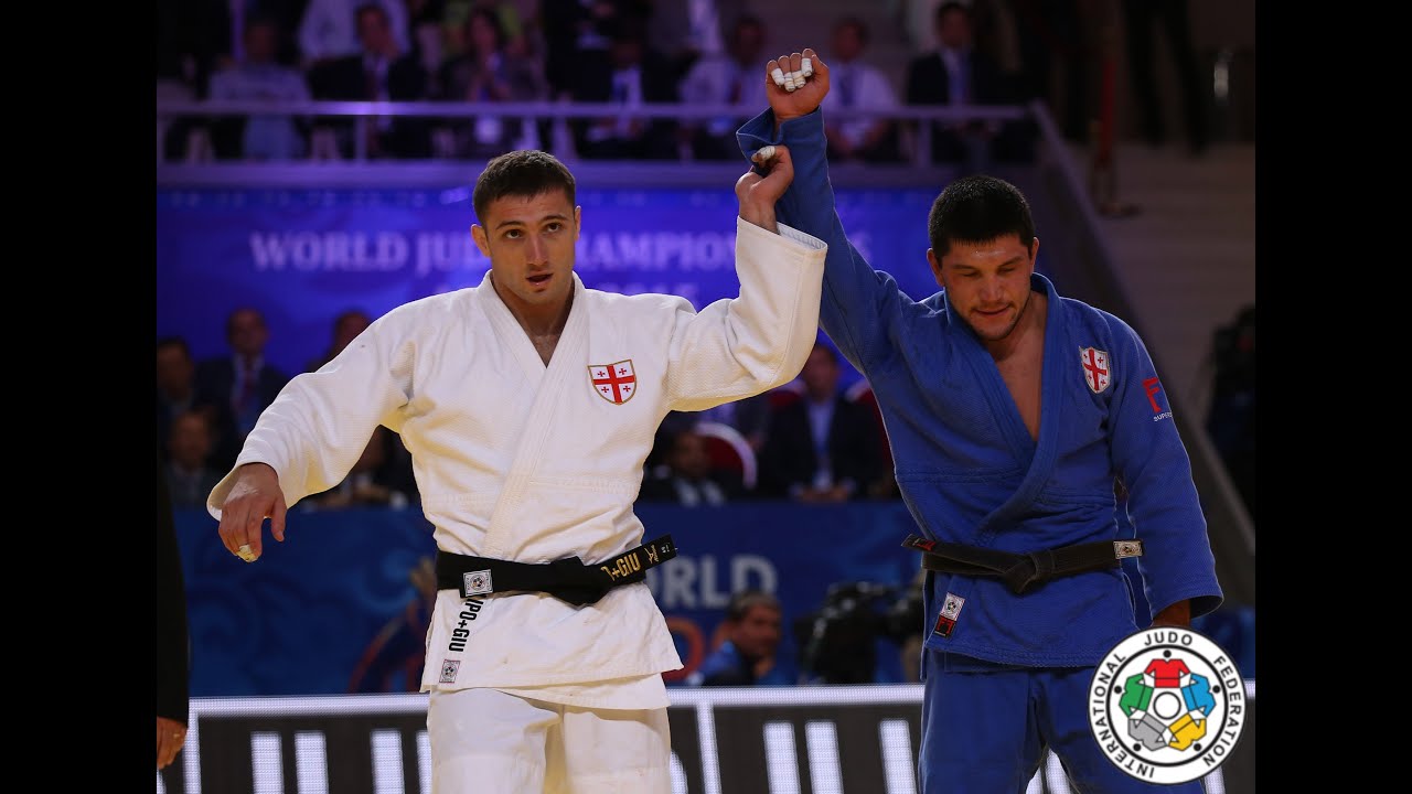 Varlam Liparteliani (GEO) vs Beka Gviniashvili (GEO) -90kg Judo World Championships Astana 2015