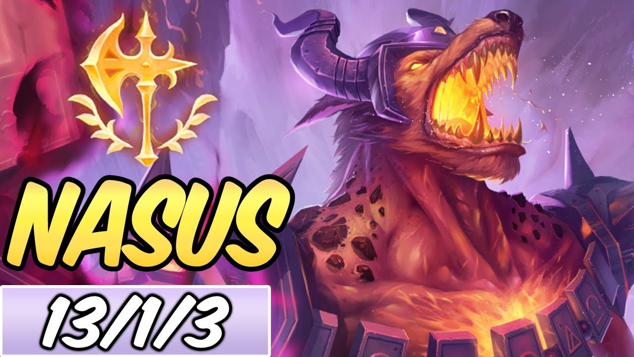CONQUEROR FULL SUSTAIN NASUS TOP | Best Build & Runes | Infernal Nasus | League of Legends | S9