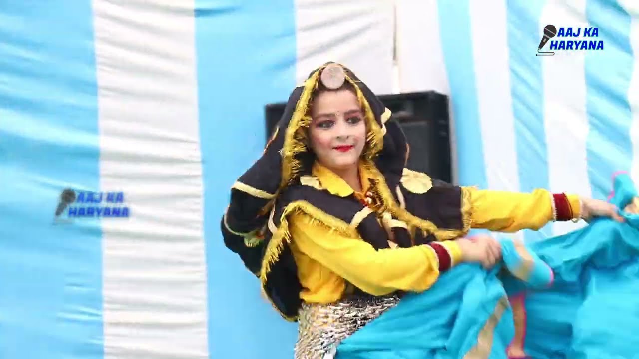 Thali Bajegi || थाली बाजेगी ||  School Girl Solo Dance || Bal Bhawan Jind || Aaj Ka Haryana