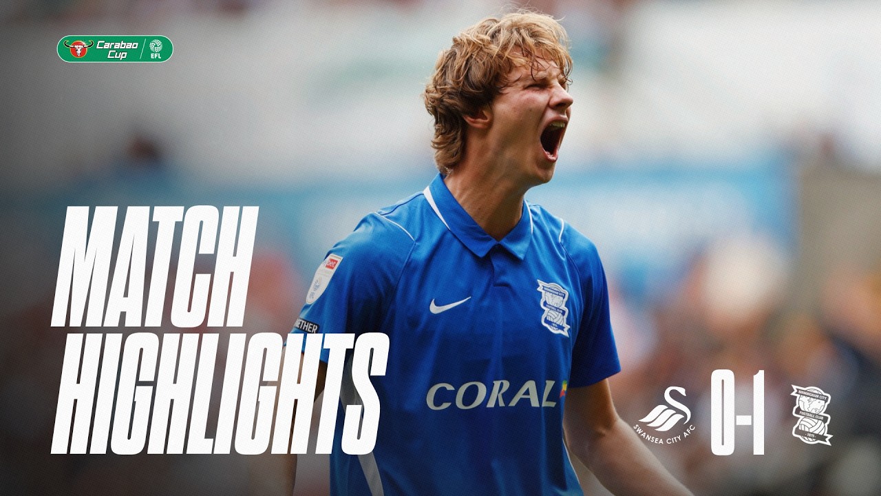Priske's magic touch sees Carabao Cup progression 💥 | Highlights | Swansea City 0-1 Birmingham City