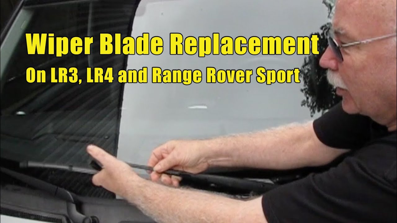 Инструкция по замене щёток стеклоочистителя на Land Rover LR3 или Range Rover Sport | Atlantic Br...