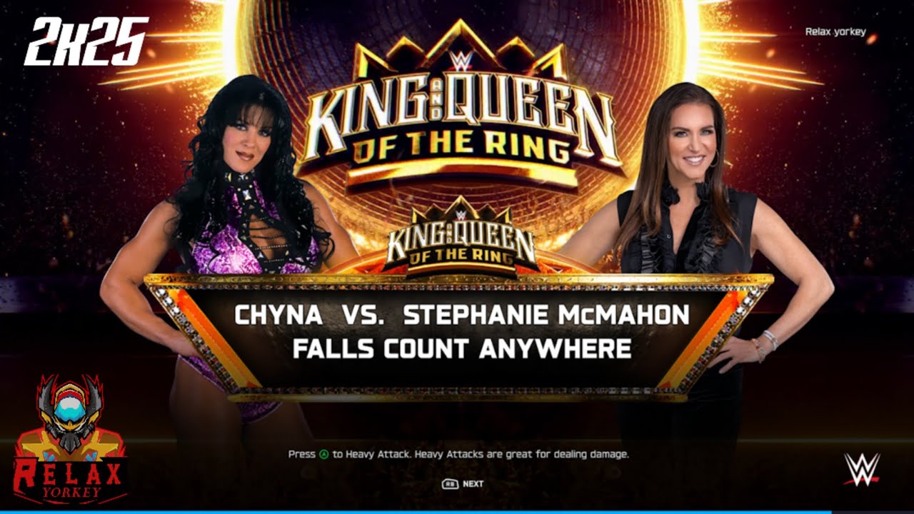 WWE Chyna Vs Stephanie McMahon (2k25) 