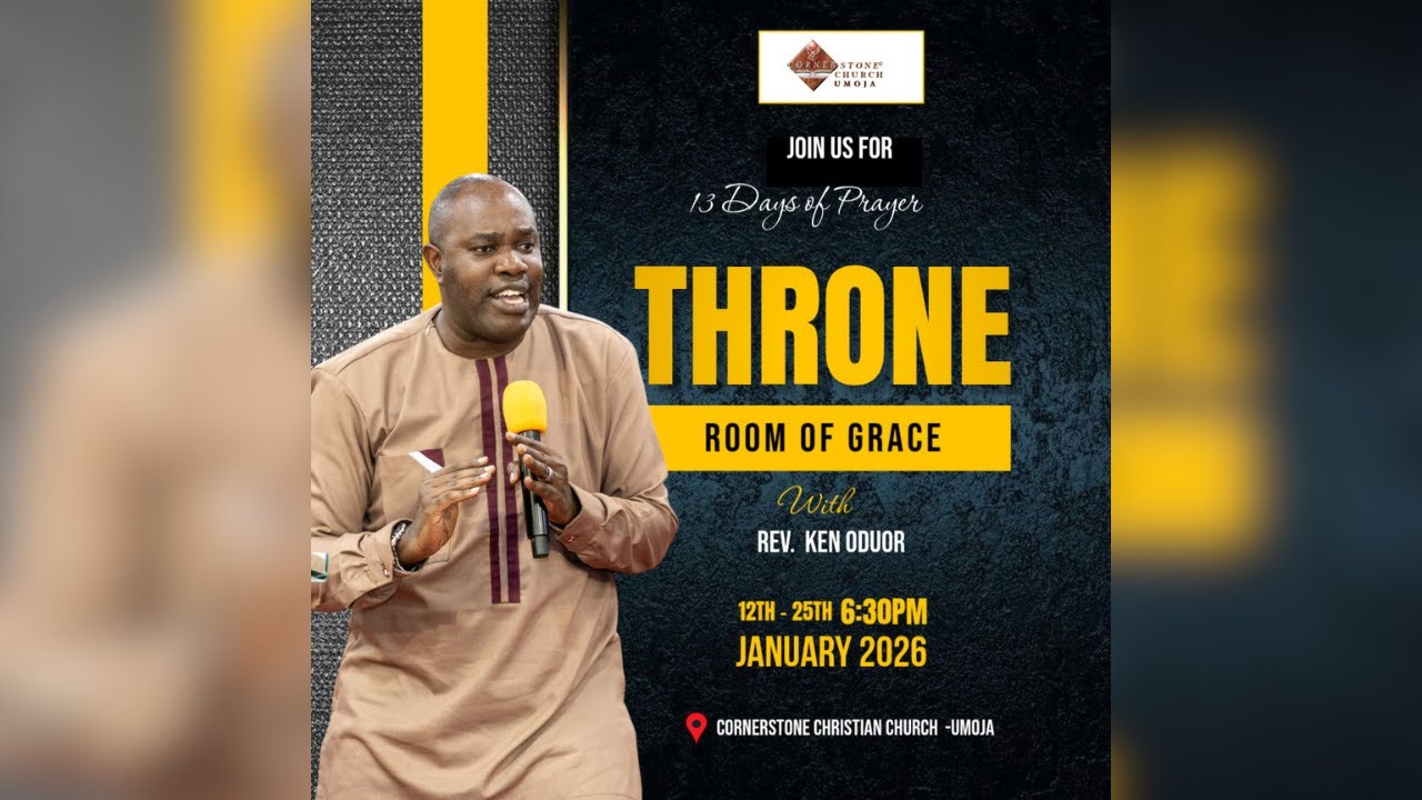 DAY 9 | THRONE ROOM OF GRACE LIVESTREAM | DIVINE FAVOUR, BREAKTHROUGH & PROVISION  | REV. KEN ODUOR